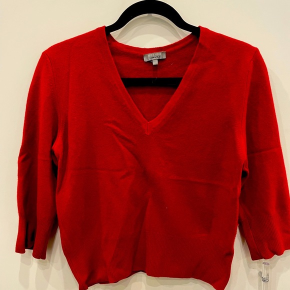 Red Cashmere Sweater - Picture 1 of 2